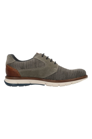 Scarpe stringate verde scuro in tessuto Bugatti 331AWB0469147114