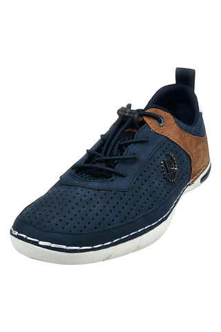 Bugatti perforiert blau Herren Turnschuhe 321ASG0350004100
