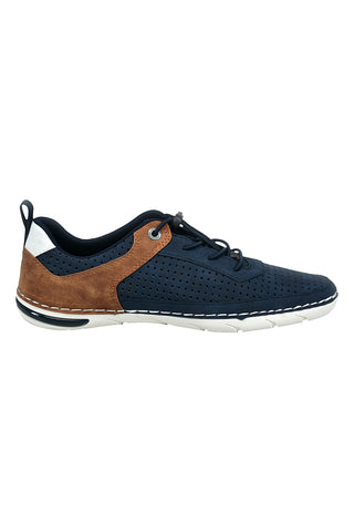 Bugatti perforiert blau Herren Turnschuhe 321ASG0350004100