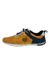 Scarpe stringate gialle traforate Bugatti 321ASG0350505041