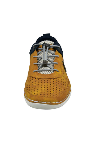 Scarpe stringate gialle traforate Bugatti 321ASG0350505041