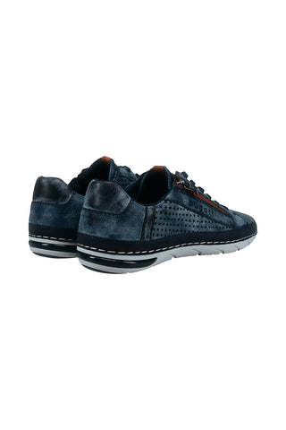 Sneakers blu traforate con zip Bugatti 321ASG0550004100