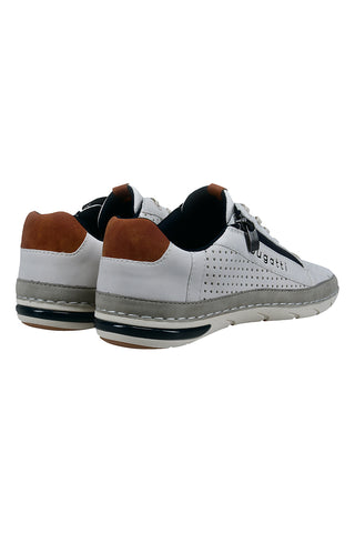 Bugatti weiß perforierte Schnürschuhe 321ASG0554002100