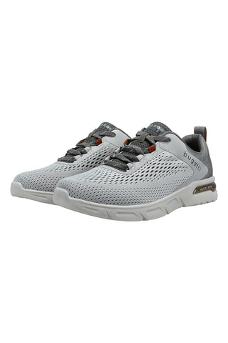 Graue perforierte Turnschuhe Bugatti 341ADT0569002100