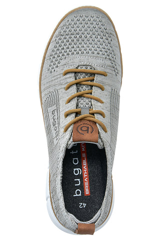 Bugatti grau Schnürsenkel Stoff Turnschuhe 321ASR0169005200