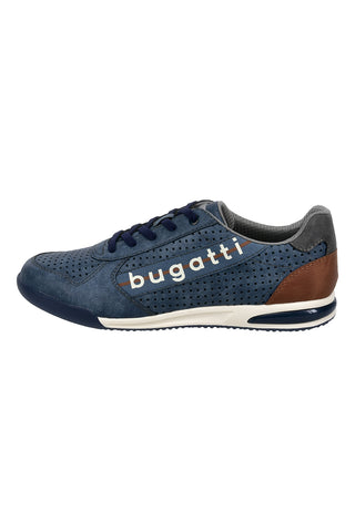 Bugatti perforiert blau Herren Turnschuhe 321A380150004000