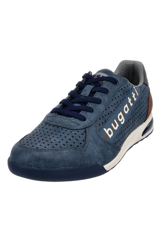 Bugatti perforiert blau Herren Turnschuhe 321A380150004000
