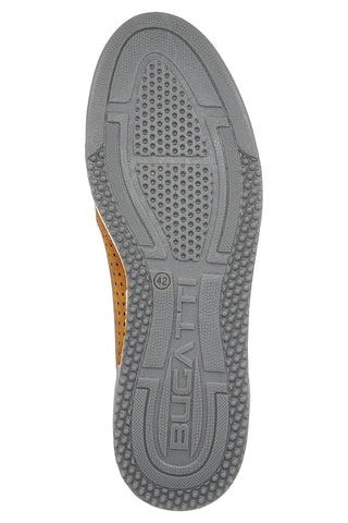 Herren ockerfarbene perforierte Turnschuhe mit herausnehmbarer Innensohle Bugatti 321A380150005000