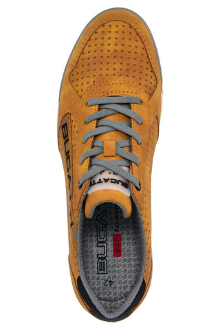 Herren ockerfarbene perforierte Turnschuhe mit herausnehmbarer Innensohle Bugatti 321A380150005000