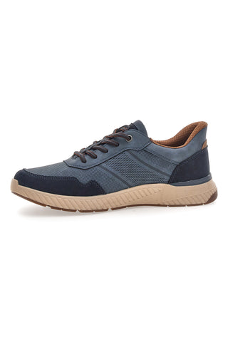 Blauer Herren-Trainer mit kontrastierenden Einsätzen Relife 68882572103E