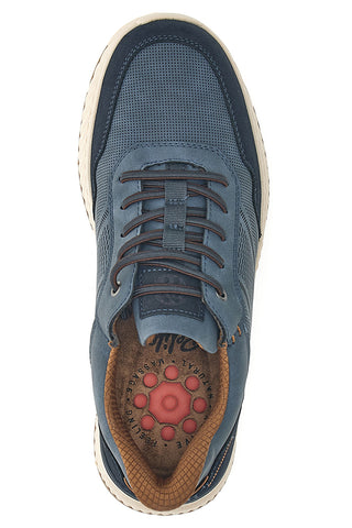 Blauer Herren-Trainer mit kontrastierenden Einsätzen Relife 68882572103E