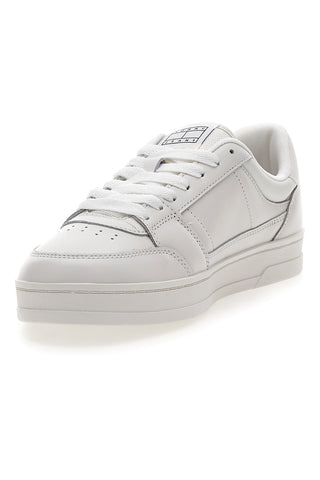 Weiße Lederturnschuhe mit herausnehmbarer Innensohle Tommy Jeans The greenwich new ess