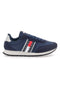 Blaue Laufschuhe mit herausnehmbarer Innensohle Tommy Jeans Tjm Class Runner