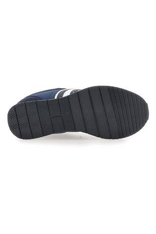 Blaue Laufschuhe mit herausnehmbarer Innensohle Tommy Jeans Tjm Class Runner