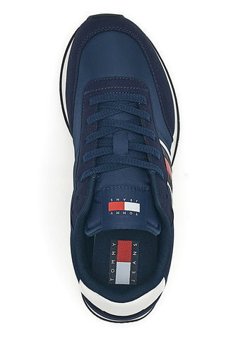 Sneakers blu stile running con soletta estraibile Tommy jeans Tjm Class Runner