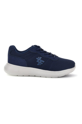 Sneakers blu in mesh con suola grigia 2t2l 155BK070903