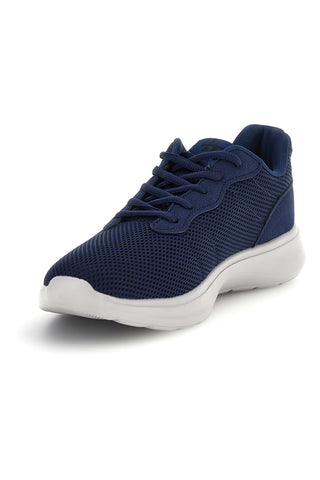 Blaue Mesh-Turnschuhe mit grauer Sohle 2t2l 155BK070903