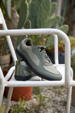 Sneakers da uomo verde stringate Pittarello YH25206