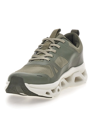 Sneakers da uomo verde stringate 2T2L YH25230