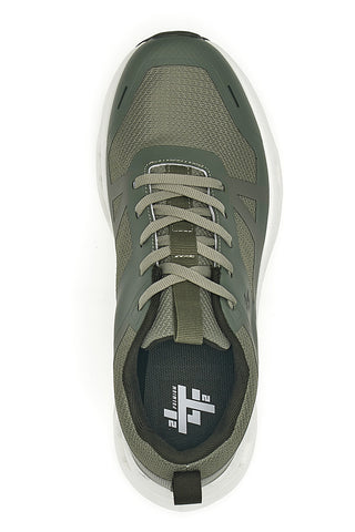 Sneakers da uomo verde stringate 2T2L YH25230