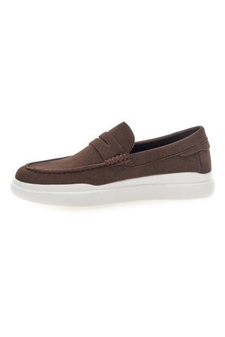 Kaffee Slipper mit weißer Sohle Longford C53086