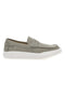 Graue Slipper mit weißer Sohle Longford C53086