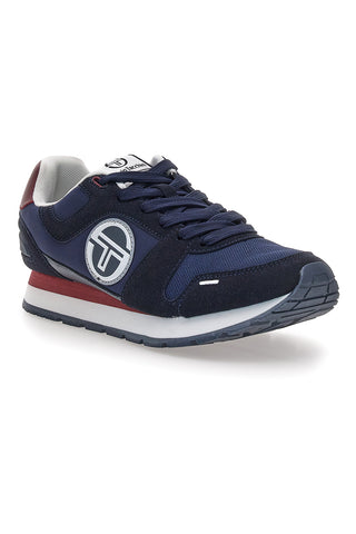 Blaue Turnschuhe mit seitlichem Logo Sergio tacchini STM613106