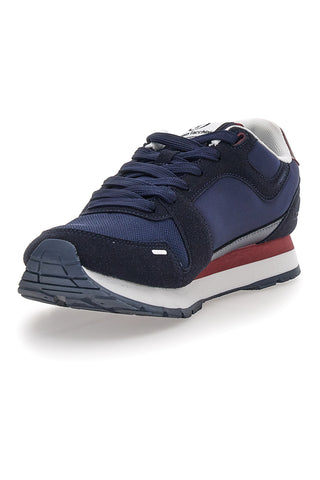 Blaue Turnschuhe mit seitlichem Logo Sergio tacchini STM613106