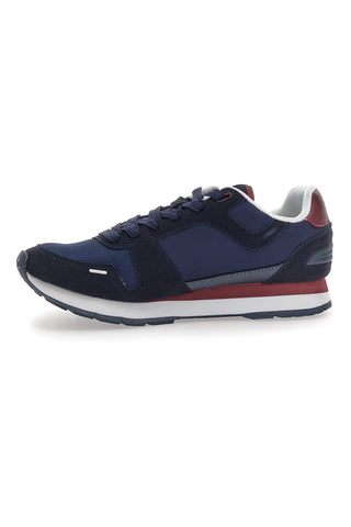 Blaue Turnschuhe mit seitlichem Logo Sergio tacchini STM613106