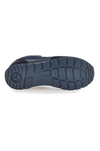 Blaue Turnschuhe mit seitlichem Logo Sergio tacchini STM613106