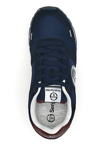 Blaue Turnschuhe mit seitlichem Logo Sergio tacchini STM613106
