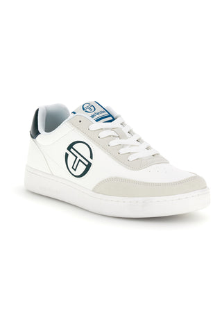 Weiße Turnschuhe mit kontrastierenden Einsätzen und ultra-weicher Sohle Sergio tacchini New Action Ltx