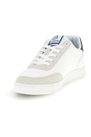 Weiße Turnschuhe mit kontrastierenden Einsätzen und ultra-weicher Sohle Sergio tacchini New Action Ltx