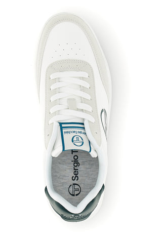 Weiße Turnschuhe mit kontrastierenden Einsätzen und ultra-weicher Sohle Sergio tacchini New Action Ltx