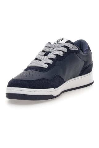 Blaue Turnschuhe mit seitlichem Logo Sergio tacchini STM614205