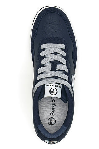 Blaue Turnschuhe mit seitlichem Logo Sergio tacchini STM614205