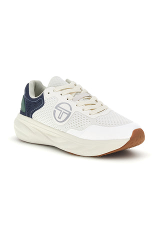 Sergio Tacchini Walter Mix weiß atmungsaktive Stoff Turnschuhe