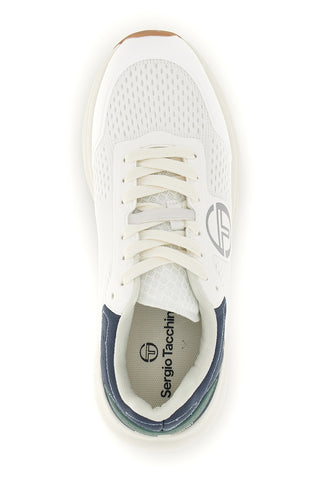 Sergio Tacchini Walter Mix weiß atmungsaktive Stoff Turnschuhe