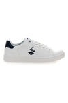 Weiße Sneakers mit blauen Details Beverly Hills Polo Club BHM614000
