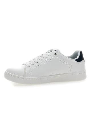 Weiße Sneakers mit blauen Details Beverly Hills Polo Club BHM614000