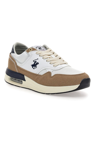 Weiß-beige und blau Beverly Hills Polo Club Team Mix Turnschuhe