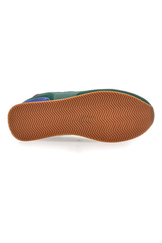 Sneakers verdi in tessuto con dettagli scamosciati Gas OMY MIX