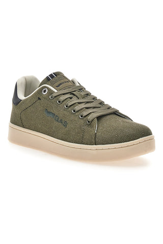Grüne Sneakers aus Stoff mit kontrastierender Sohle Gas SAMMY CVS