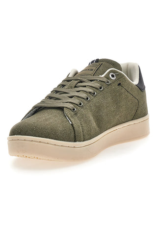 Grüne Sneakers aus Stoff mit kontrastierender Sohle Gas SAMMY CVS