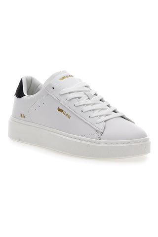 Sneakers bianche con dettaglio nero Gas Leonard LTX