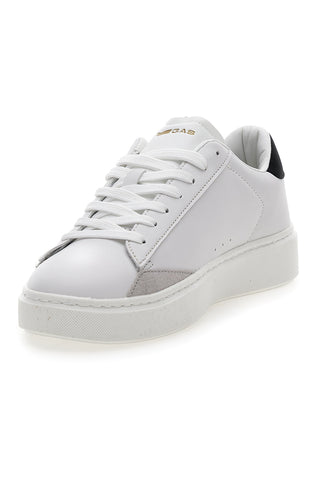 Sneakers bianche con dettaglio nero Gas Leonard LTX