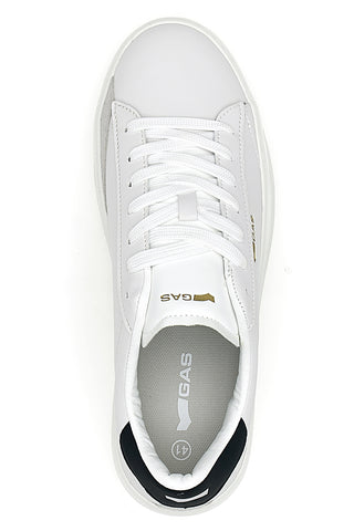 Sneakers bianche con dettaglio nero Gas Leonard LTX