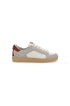 Beige-weiße Sneakers mit kontrastierenden Einsätzen Gas NIKA MIX