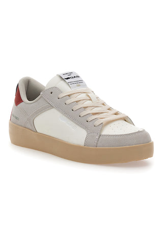 Beige-weiße Sneakers mit kontrastierenden Einsätzen Gas NIKA MIX