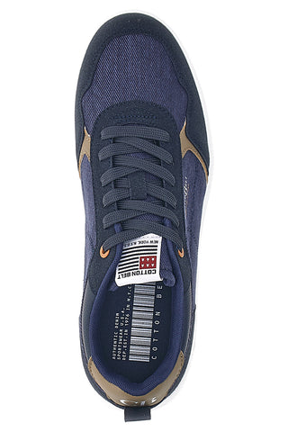 Sneakers grigie in tessuto con punta a contrasto Cotton Belt Hook CVS